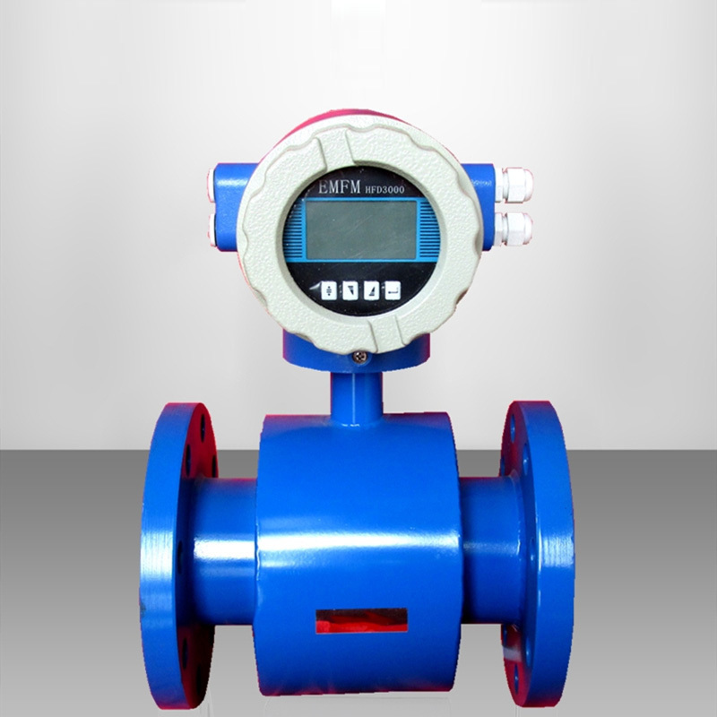 Integrated electromagnetic flowmeter